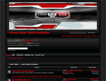 Tablet Screenshot of forum.lasergame-evolution.eu